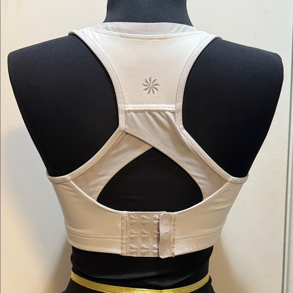 Athleta White Sports Bra - Picture 3 of 4